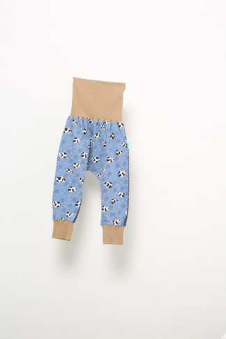 Hose aus Jersey, Kühe, Punkte