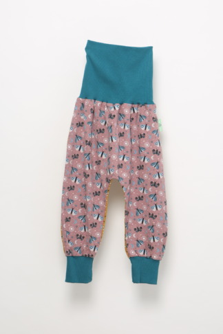 Pantalon en jersey, papillons, raidisseurs