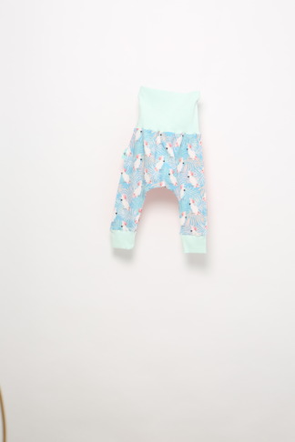 Trousers in jersey cockatoo / dots