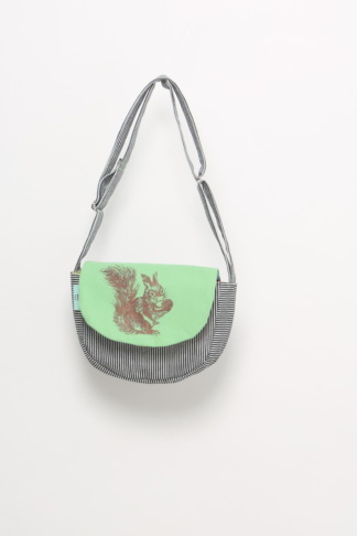 Sac avec écureuil, Jeans jeans rayé