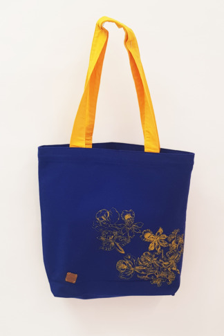 Dunkelblauer Shopper