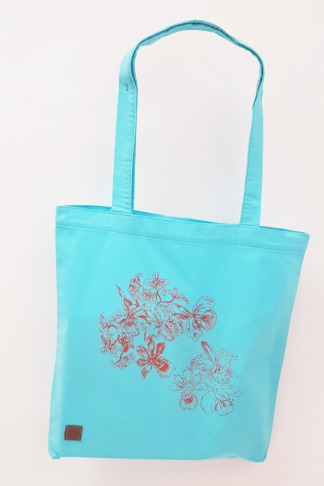 Hellblauer Shopper,