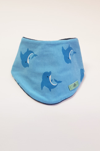 Bavoir, dauphins